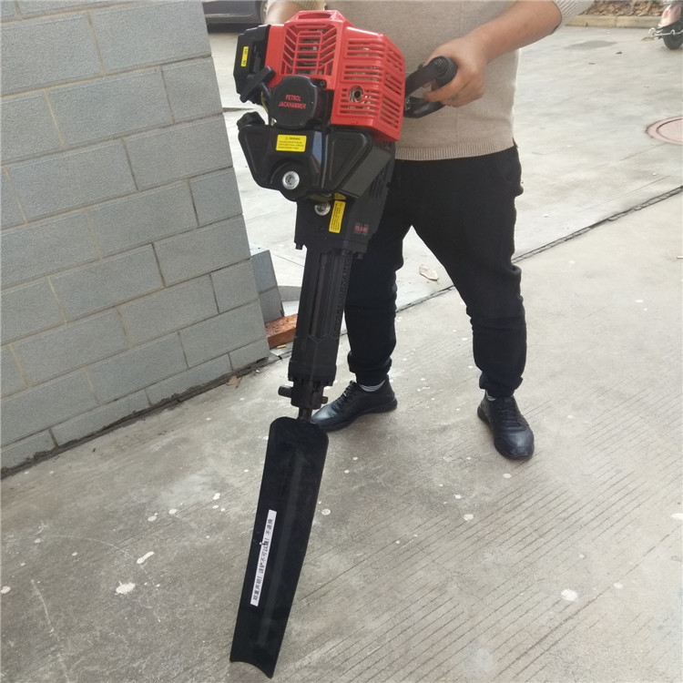 二冲程小型冲击钻 手持式内燃凿岩机 水泥路面破锤高效率