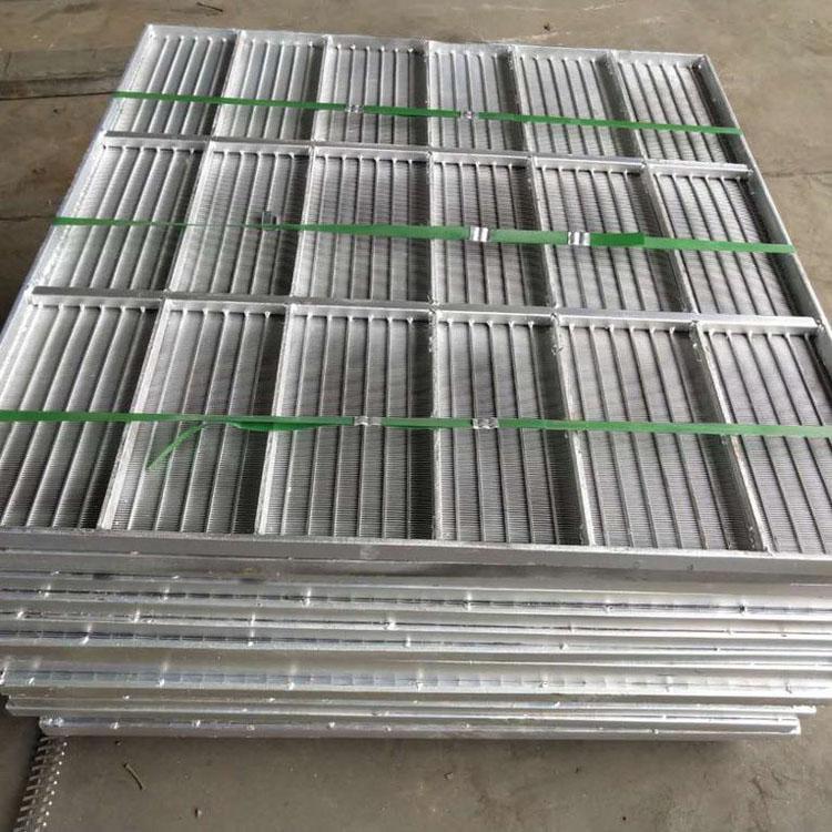 安振宁 条形振动矿筛网片 不锈钢焊接式条缝筛