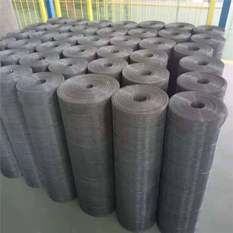 过滤环保设备用10目钛网 丝径0.8mm孔径1.74mm 黑色方孔钛筛网