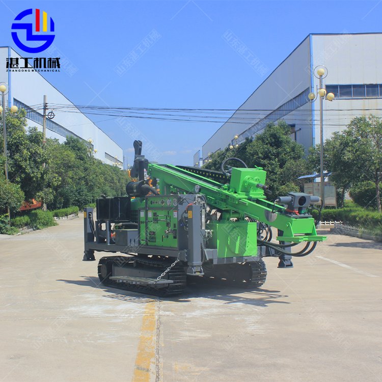 地质钻机全液压 工程探矿设备 柴油液压动力 无线遥控行走