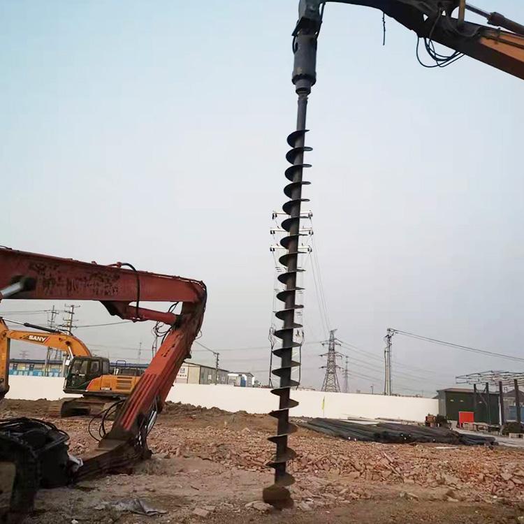 奥莱 地表勘探螺旋钻机 光伏太阳能工程专用打桩机 工地旋转钻孔机