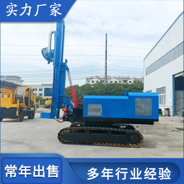 建筑光伏打桩机 可旋转引孔机 全液压螺旋钻孔机