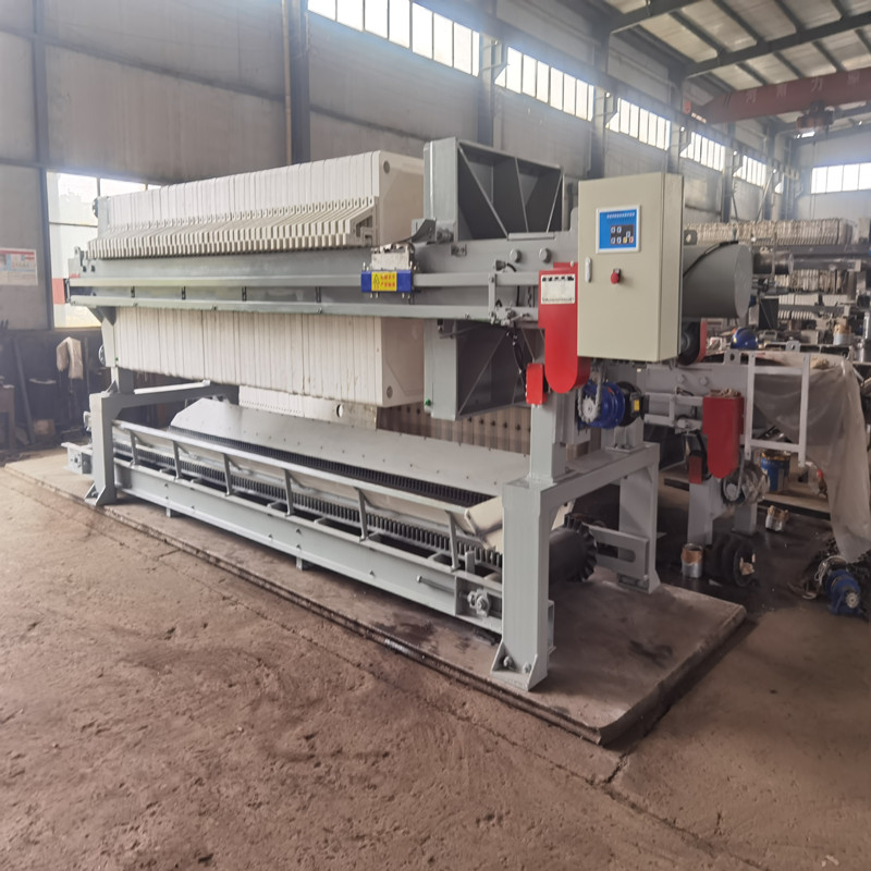 明华牌1500型耐温、耐压液压自动保压厢式压滤机 油田泥浆处理设备