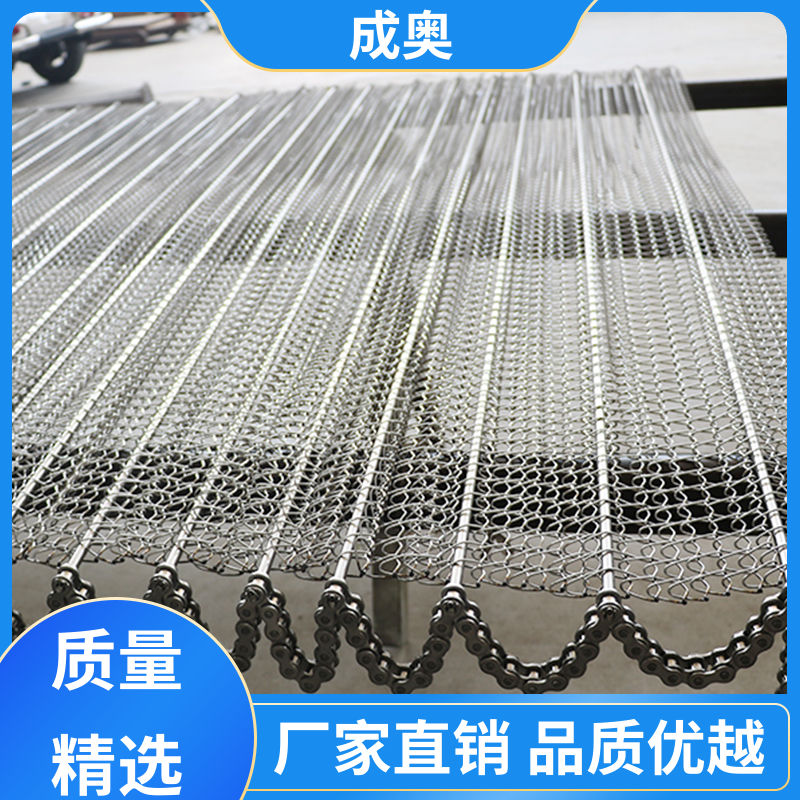 成奥机械 金属输送带 馓子油炸输送网带 选材优质