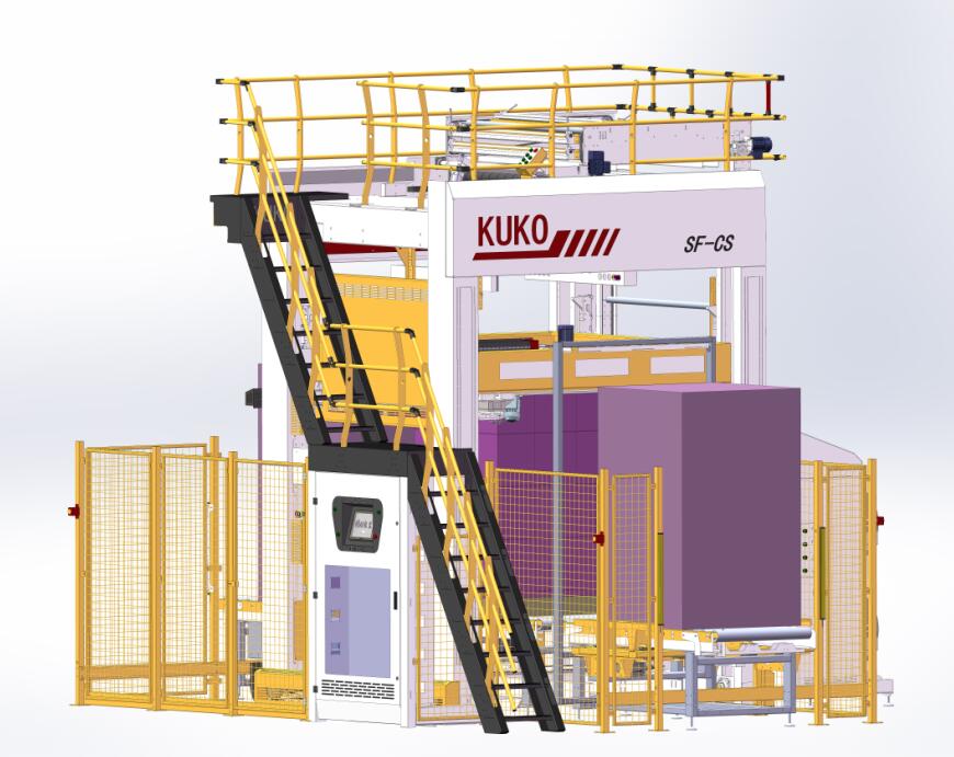全自动冷拉伸套膜包装机