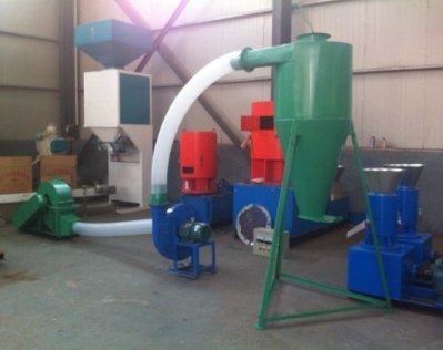 小型刀盘式木材粉碎机