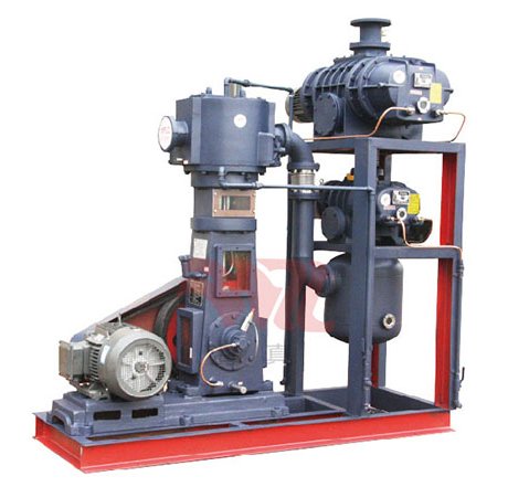 JZJWLW 系列罗茨无油立式真空机组