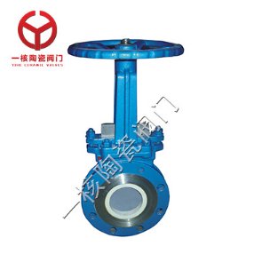 PZ73TC薄型陶瓷排渣浆液阀