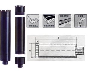 三体式工程钻头
