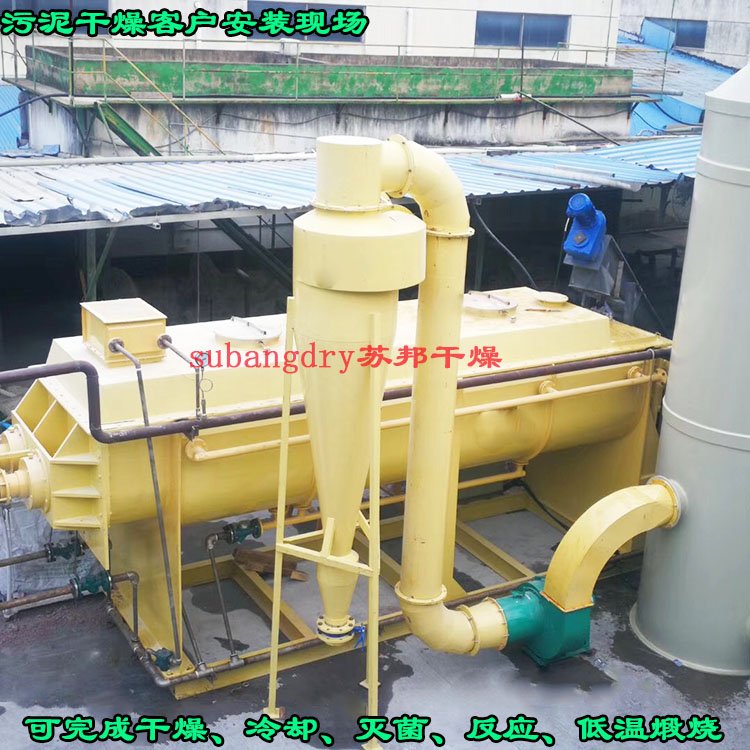 硅藻泥干燥机  桨叶干燥机  空心桨叶干燥设备 节能高效干燥设备