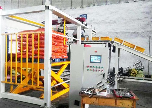 电池粉自动码垛机、粉体高台码垛机