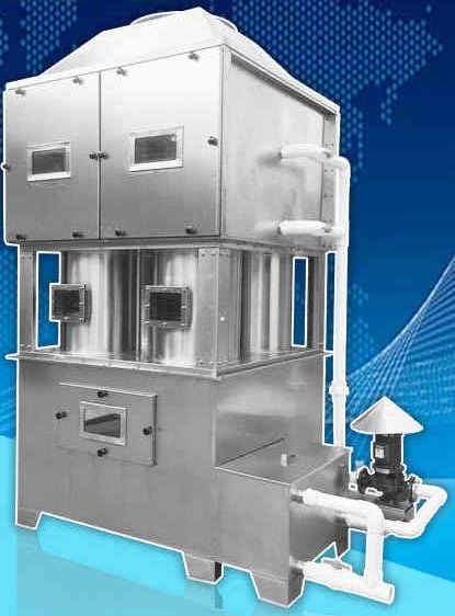 方形旋流洗涤喷淋塔