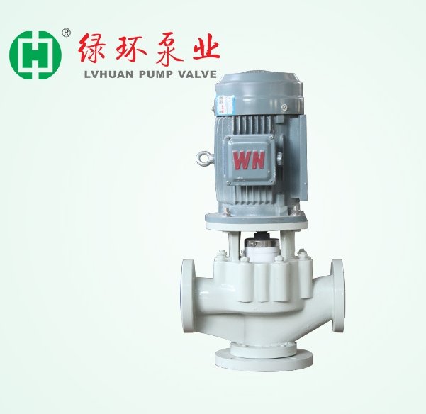 LGF衬氟立式管道泵