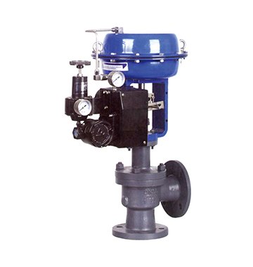 气动薄膜角形单座调节阀