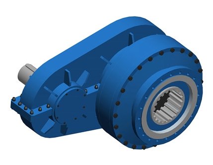 压裂柱塞泵齿轮箱