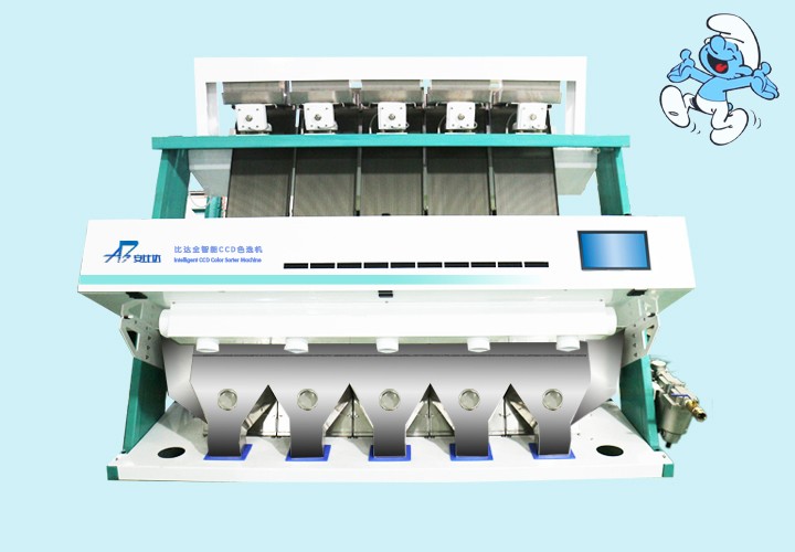 4-140目，2012年投放市场，超5年稳定运行，蓝精灵1.0微粒石英砂专用色选机