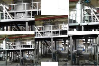 多级串联气流粉碎分级机 气流磨