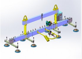 BLC伸缩式真空吸盘吊具