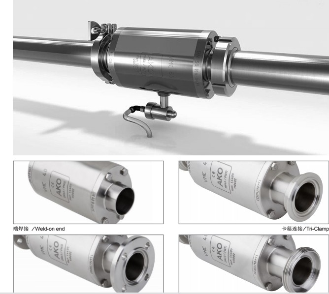 进口德国AKO管夹阀挤压阀管囊阀夹管阀