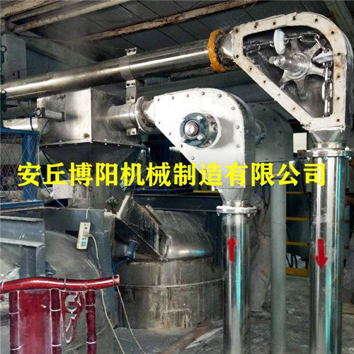 片碱管链输料机 不锈钢管链输送装置工作流程