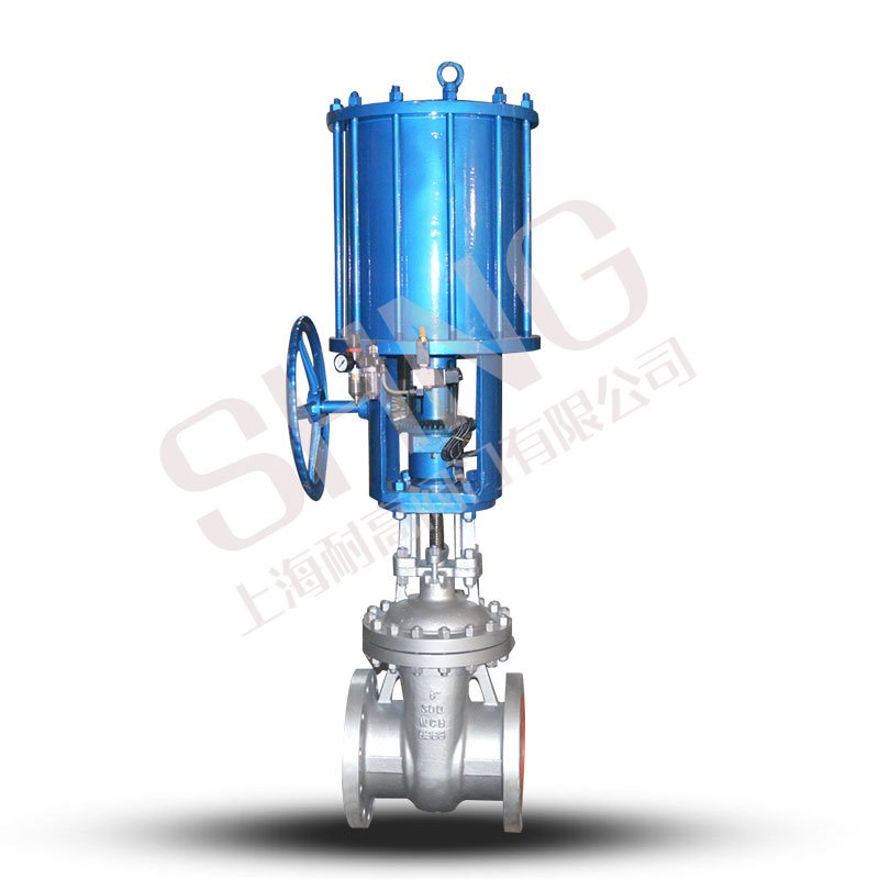 气动带手动闸阀