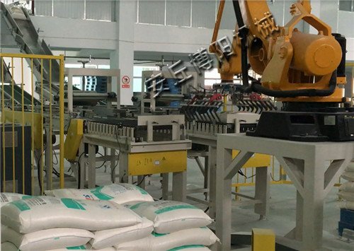 袋式超细水泥码垛设备 机械手码垛装置可移动