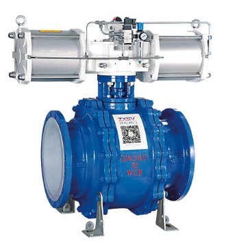 大口径三段式衬氟球阀