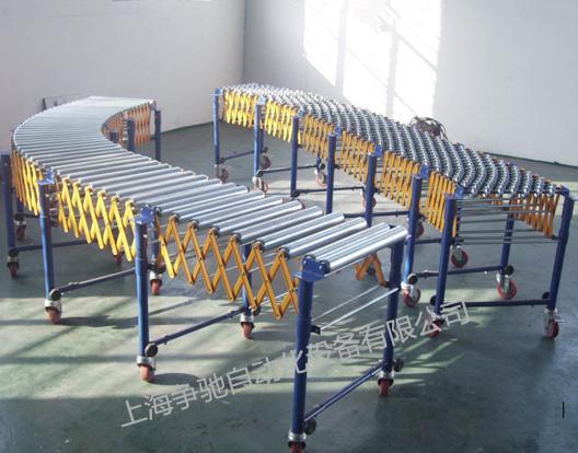 伸缩式无动力辊筒输送机