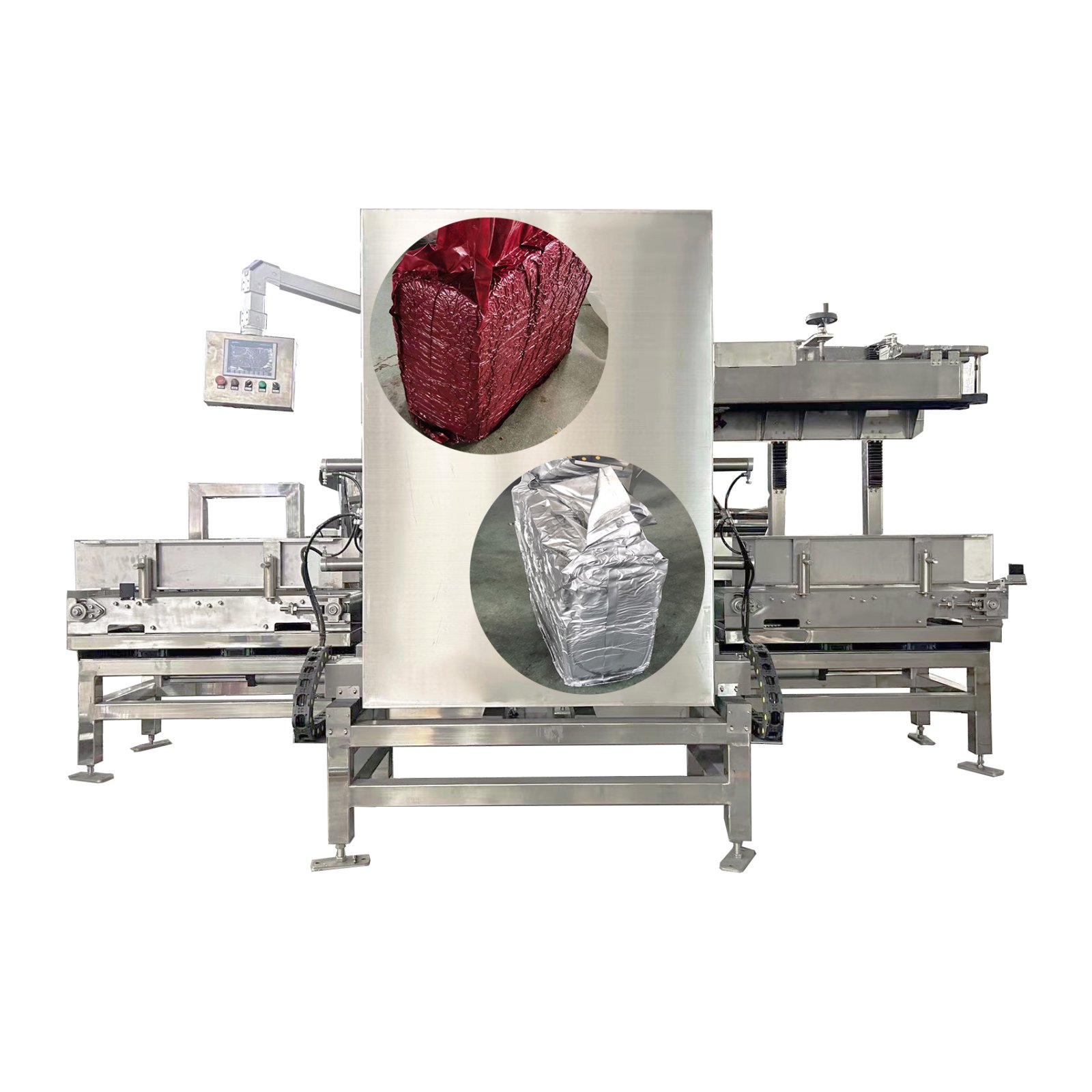 黑碳化硅超细粉末包装机自动脱气充填粉体包装机抽真空定型封口机