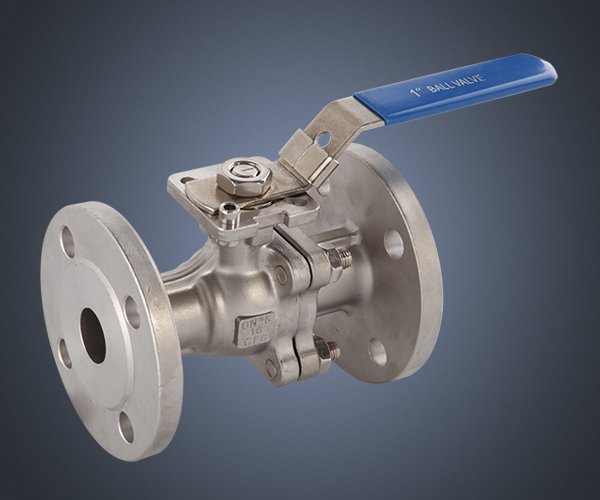 二片式国标高平台法兰球阀