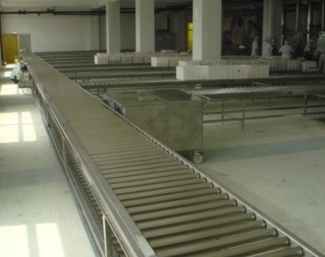 不锈钢动力辊道