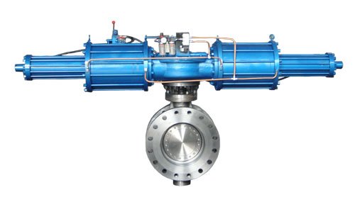 气动加液动蝶阀