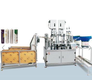 双头双灌玻璃胶灌装机