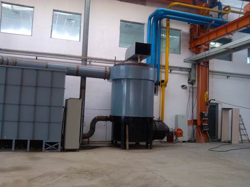 大型工业厂房热风采暖系统