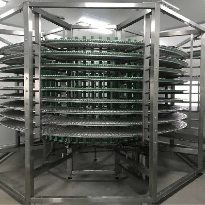 不锈钢网带螺旋输送机