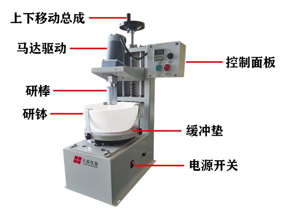 陶瓷研钵式颗粒研磨机