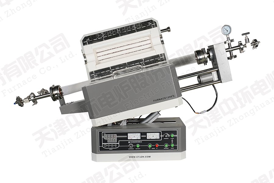 1200℃旋转式真空气氛管式电炉