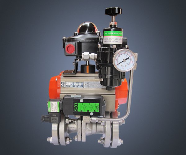 不锈钢气动球阀ASCO三连件