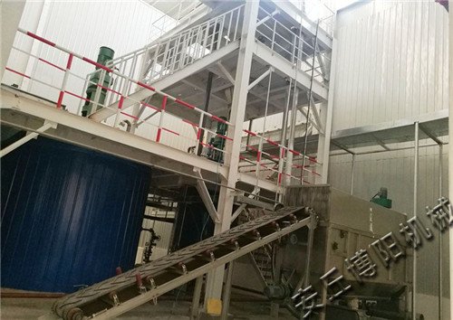 硅矿粉自动拆袋机、锯粉自动投料站