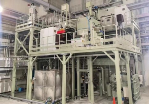 连续式真空感应快淬炉