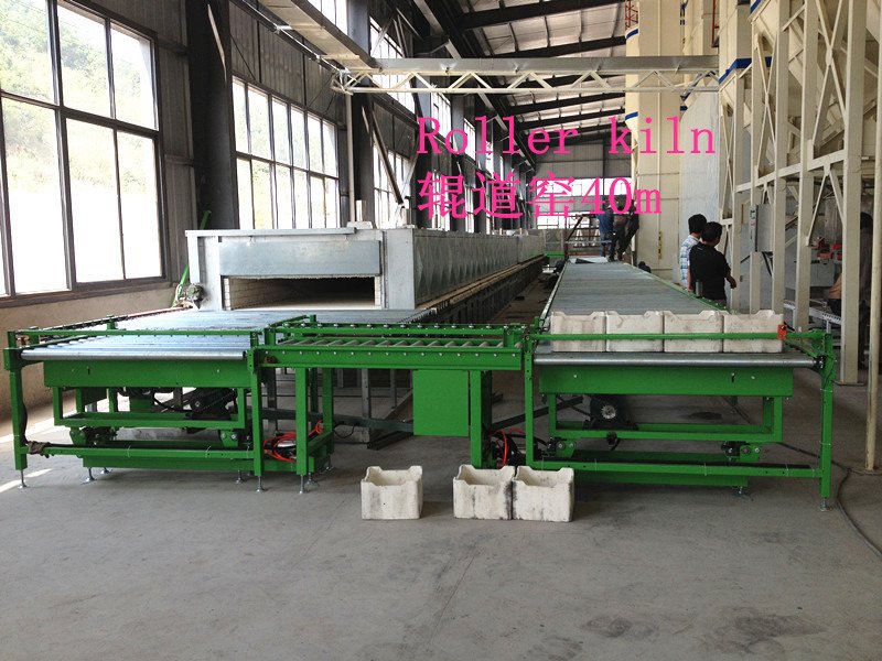 辊道炉40米1200℃全自动电辊道窑