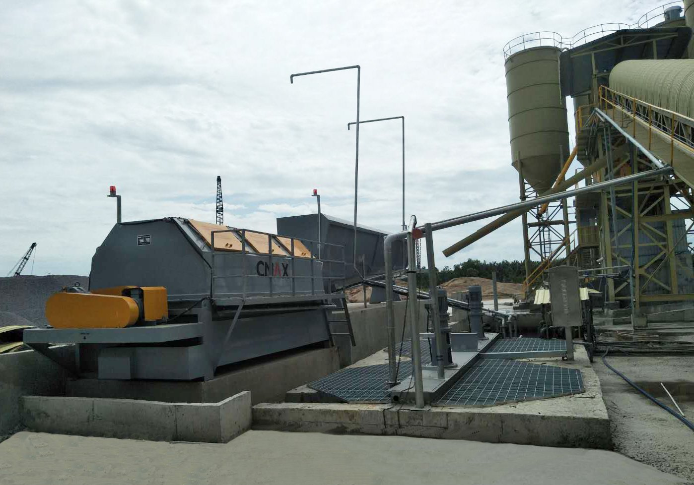 砂石分离机搅拌池浆水回收系统