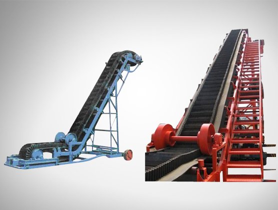 粉体大倾角皮带输送机