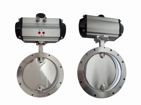 TDJ卫生级对夹式气动蝶阀