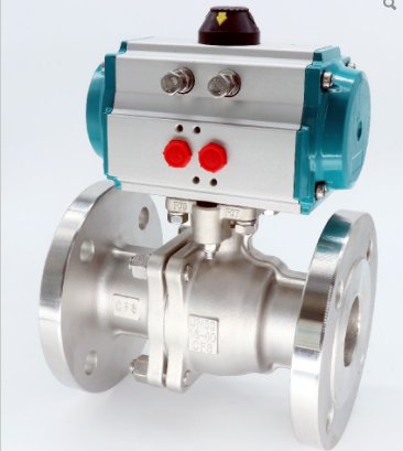 气动法兰高平台球阀