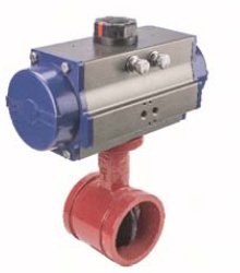 消防蝶阀气动消防蝶阀