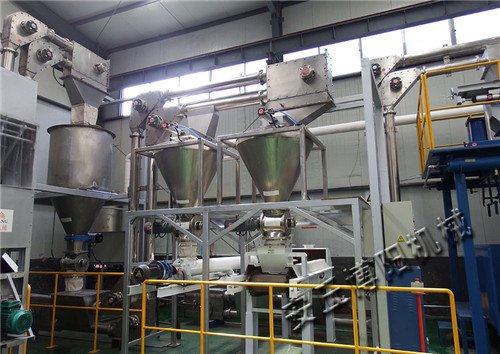 钙粉自动包装码垛机、称重包装码垛机省人工