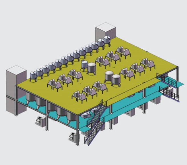 高档油漆自动化生产线