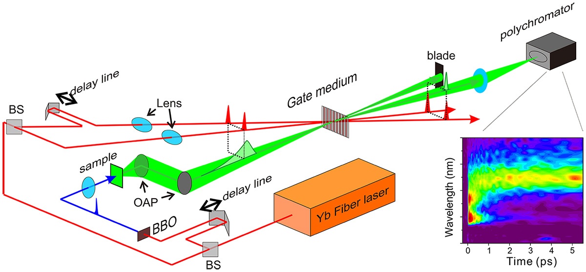 时间分辨光致发光瞬态光栅光谱仪