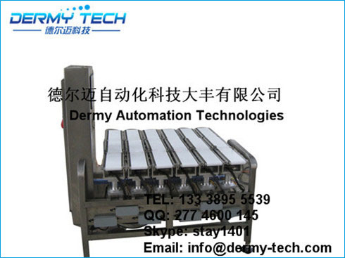 茶叶包咖啡袋奶粉等小包装多列重量检测机重量筛选机